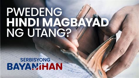 pwede bang kasuhan ang may utang